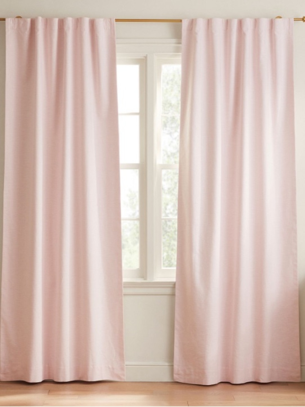 Pottery Barn Kids Evelyn Linen Blackout Curtain